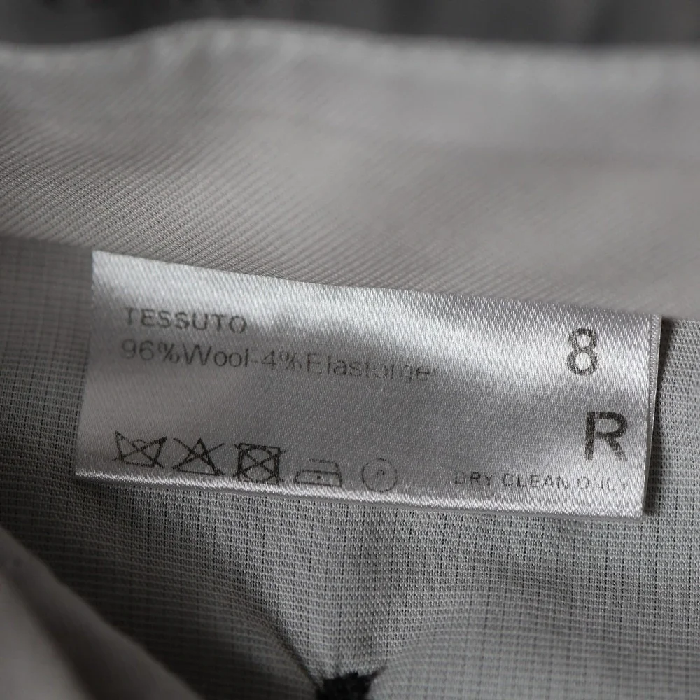 Canali Dress Pants Mens 37x27 Gray Wool Pleated Dress Trousers Slacks Preppy